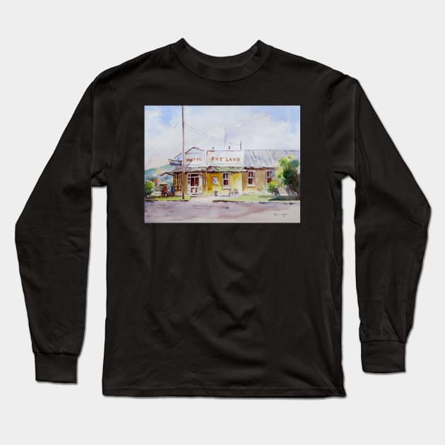 Fat Lamb Hotel, Eugowra, NSW Long Sleeve T-Shirt by sampabhakta